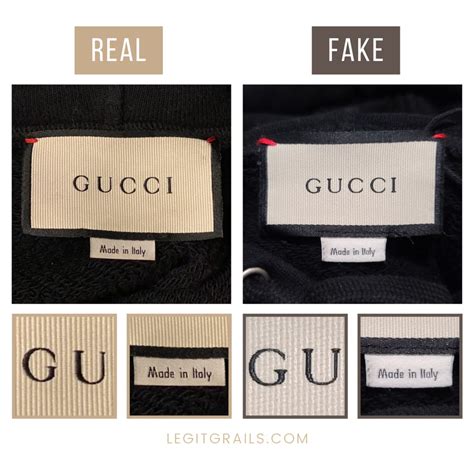 how to spot a fake gucci sweater|is gucci hoodie real.